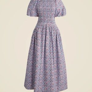 J.crew meadow dress in poppy poplin cotton